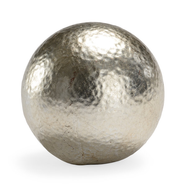 Chelsea House Hammered Ball Sculpture Perigold